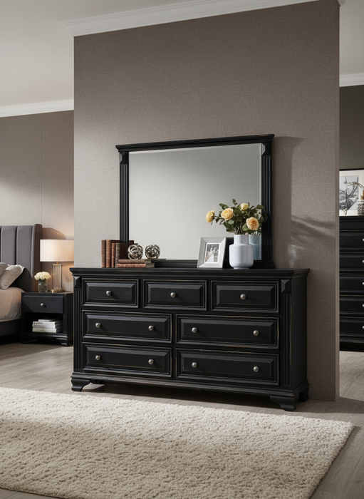 Ravenwood Dresser Mirror Queen Bed