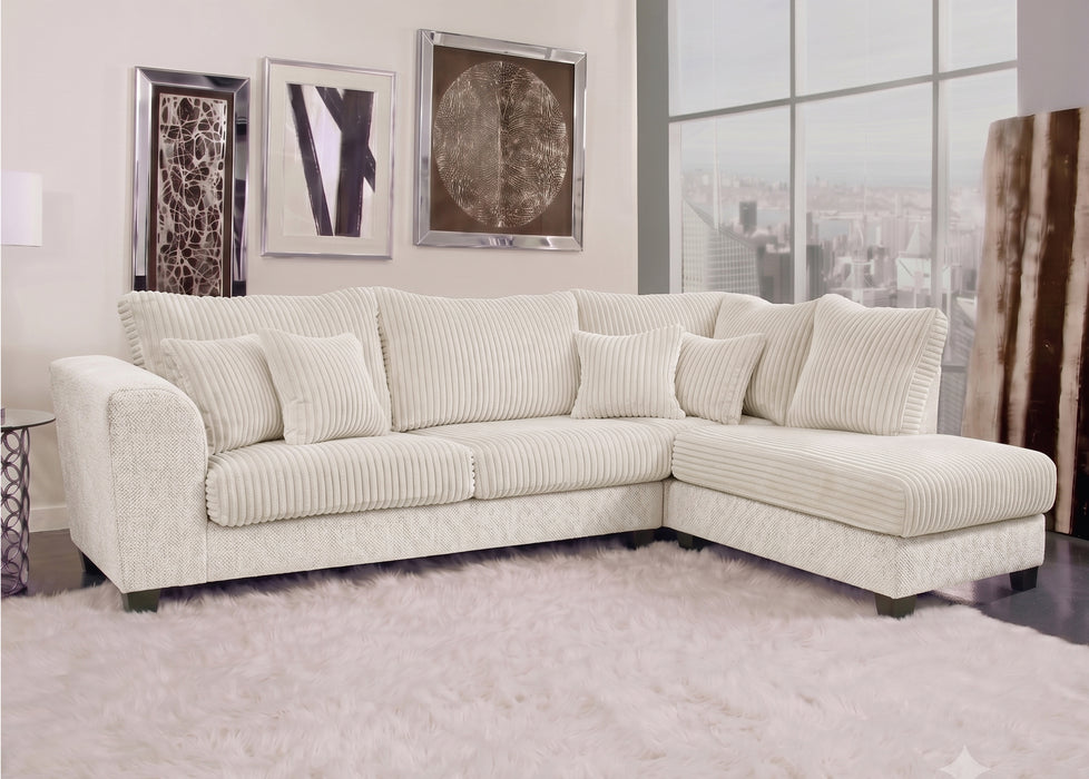 Danielle Velvet Corduroy Sectional CHOOSE YOUR COLOR!!