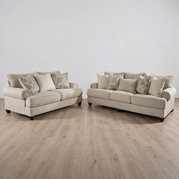 Asanti Sofa and Loveseat