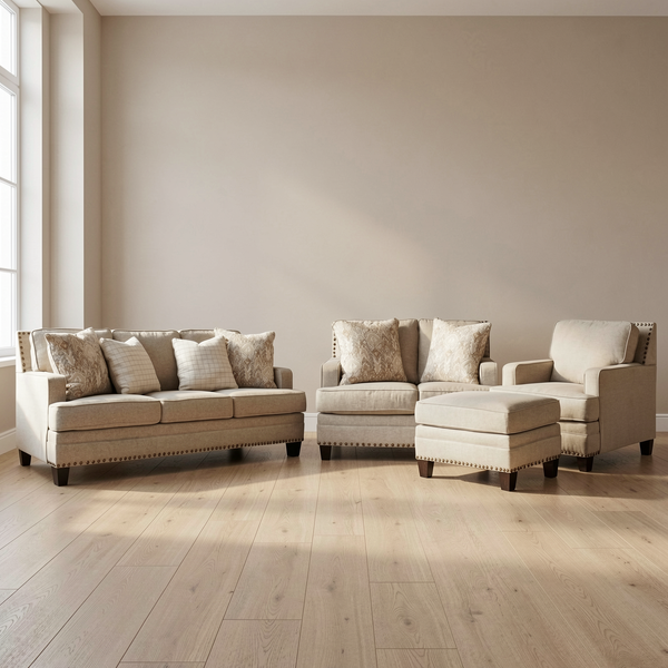 Claredon Sofa, Loveseat, Chair and Ottoman
