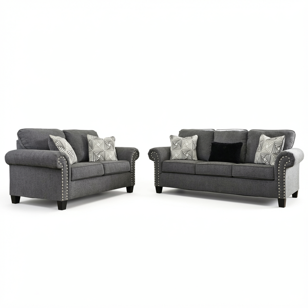 Agleno Sofa and Loveseat