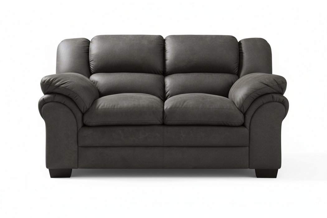 Traverse Gray Sofa and Loveseat