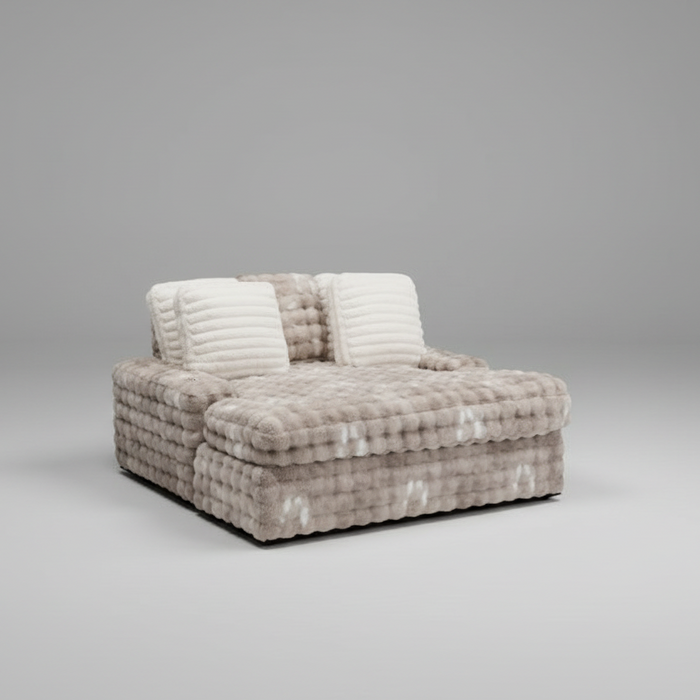 Chauna Large Velvet Chaise Lounge