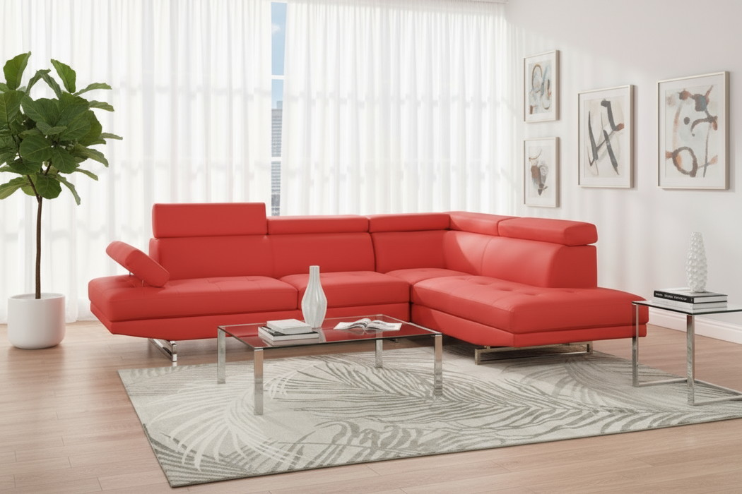 Drake Red Sectional