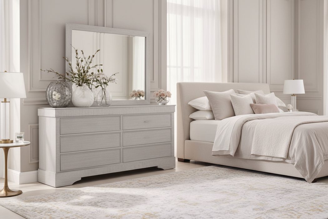 Verona Silver Dresser Mirror