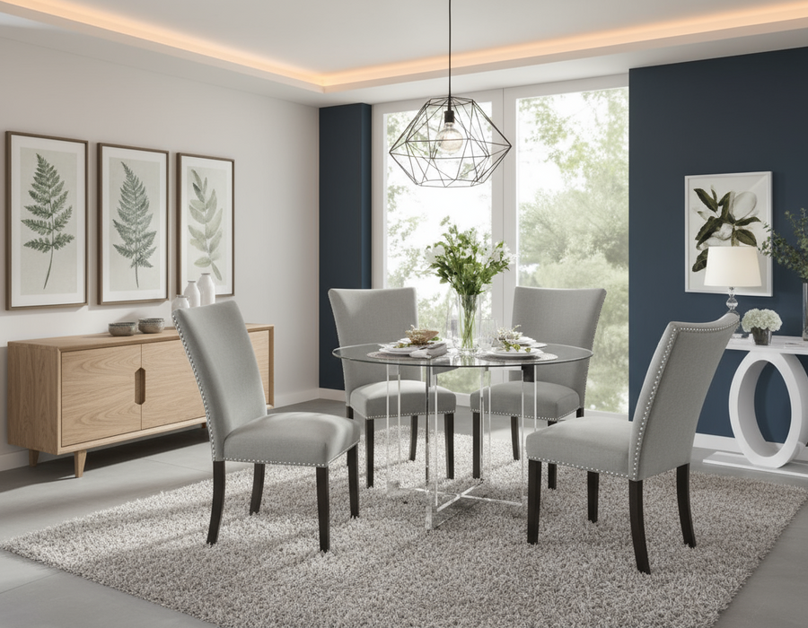Zurich Round Table with 4 Chairs