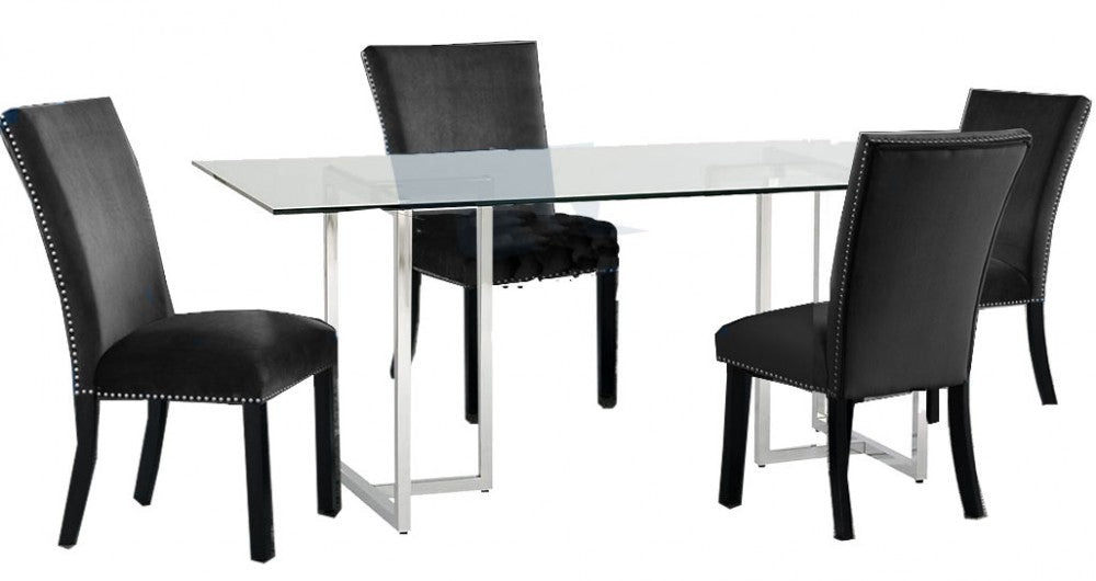 Stevie Dining Table + 4 Chairs