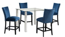 Ami Pub Table + 4 Chairs Choose Your Chair Color