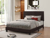 Black Faux Leather Bed Choose your Size!