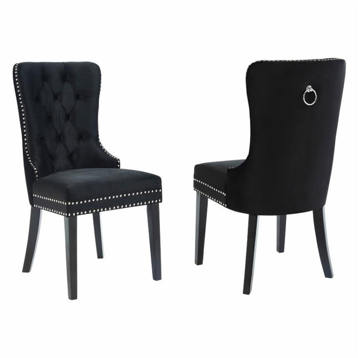 Rosalie Black Box of 2 Chairs