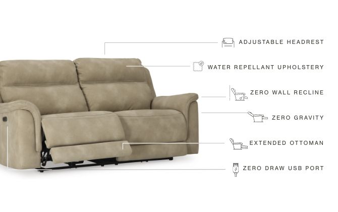 Next-Gen - Power Reclining Sofa