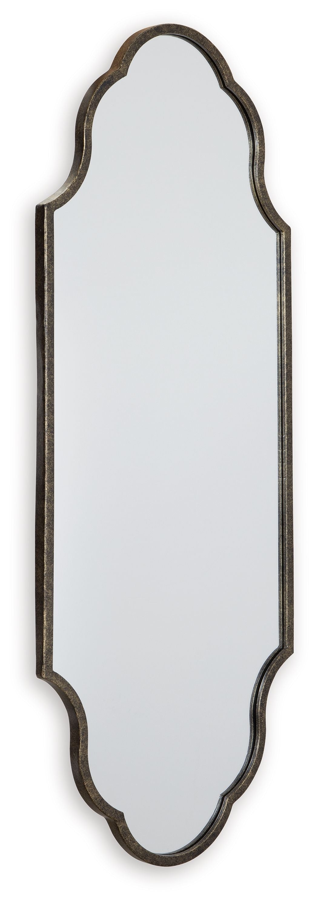 Hallgate Antique Gold Finish Accent Mirror — Price Busters Furniture