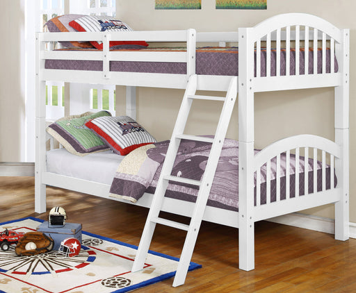 Max Twin/Twin Bunk Bed White