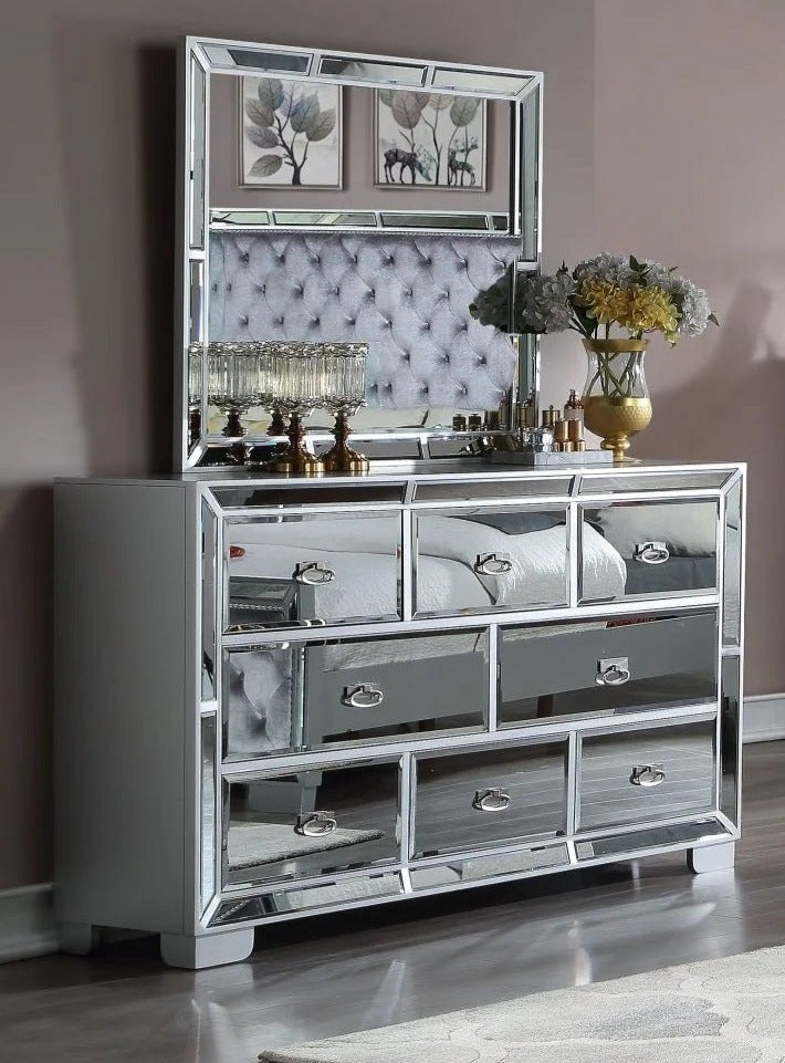 Mirrored Dresser Mirror Mirrored Dresser Mirror