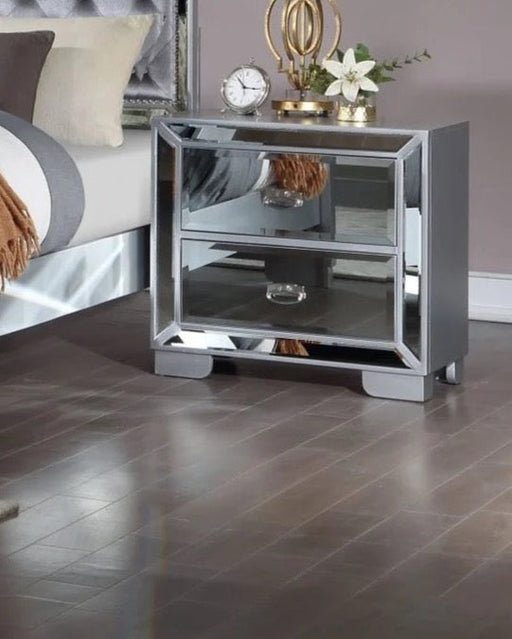 Mirrored Nightstand