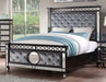 Janett Black Bed Choose Your Size
