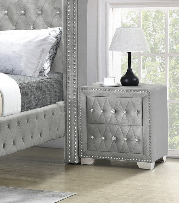 Angel Silver Night Stand