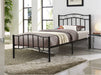 Ozzie Twin Bed Black, Silver, or Pink