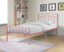 Ozzie Twin Bed Black, Silver, or Pink