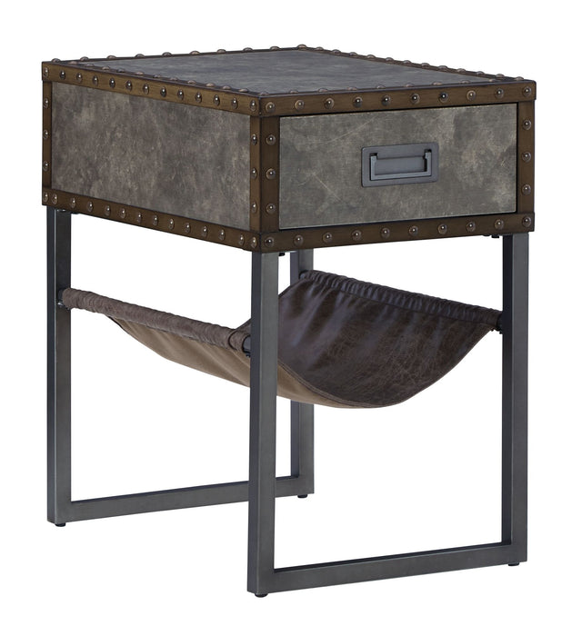 Derrylin - Brown - Chair Side End Table