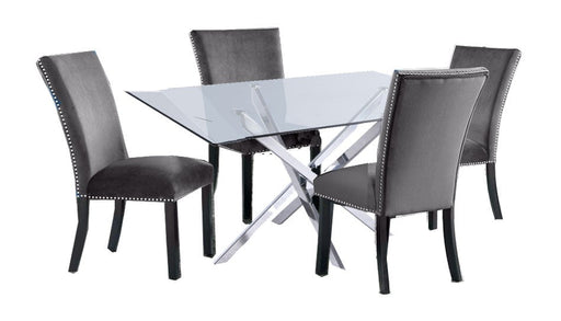 Dejon Table + 4 Chairs Your Choice of Chair Color