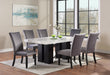 Croix Table & 4 Gray Chairs