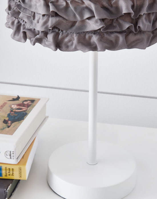 Mirette - Gray / White - Metal Table Lamp
