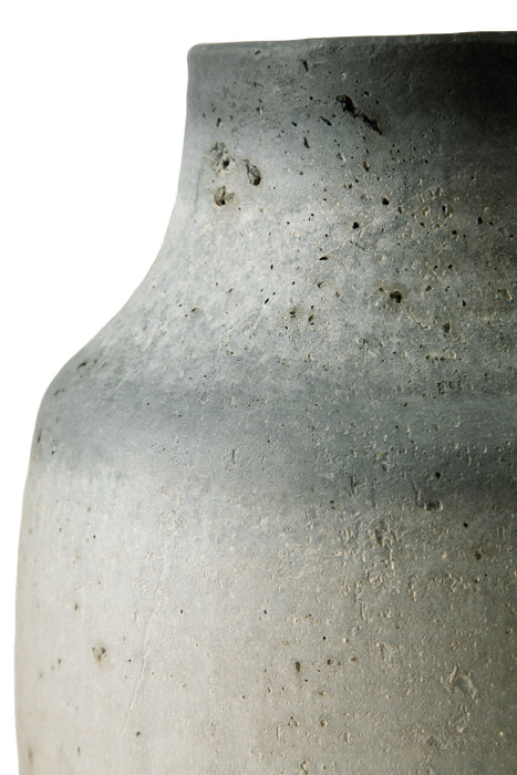Moorestone - Gray / Black - Vase - 13"