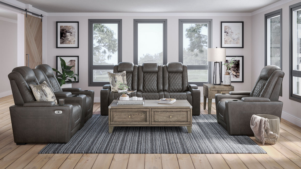 Hyllmont - Power Relining Living Room Set