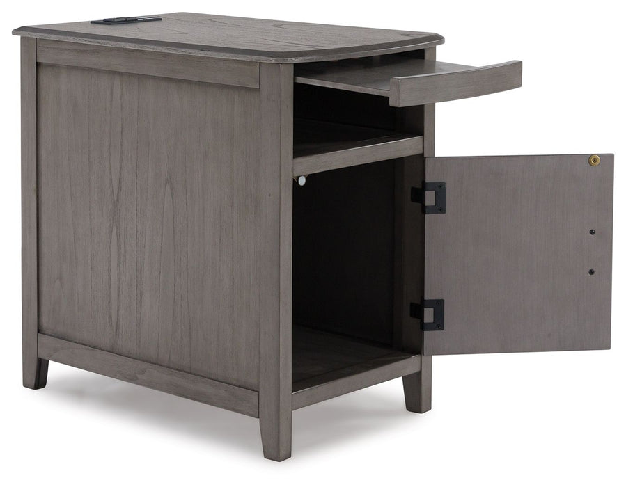 Devonsted - Gray - Chair Side End Table