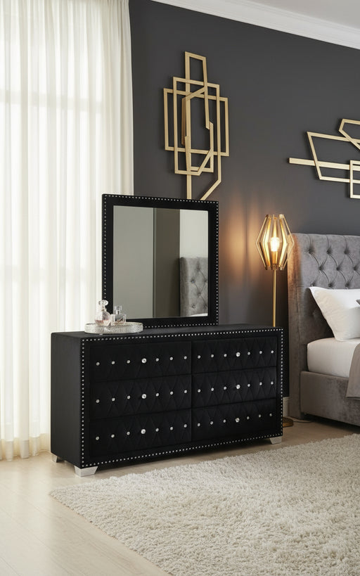 Ella Black Dresser Mirror