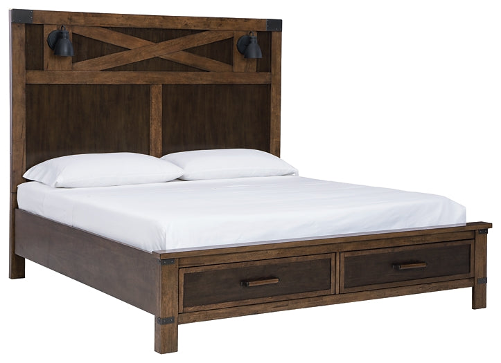 Wyattfield Queen Panel Bed with Storage