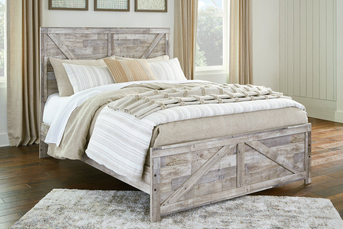 Hodanna Queen Crossbuck Panel Bed Price Busters Furniture
