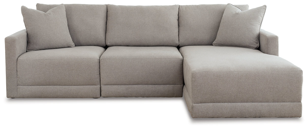 Kata 3 pcs modular corner sofa with Pouffe