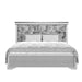 Verona Silver Dresser Mirror Queen Bed